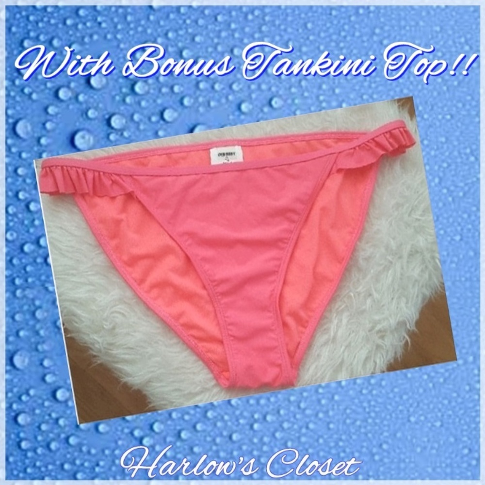NWOT- Old Navy bikini bottom w/free top